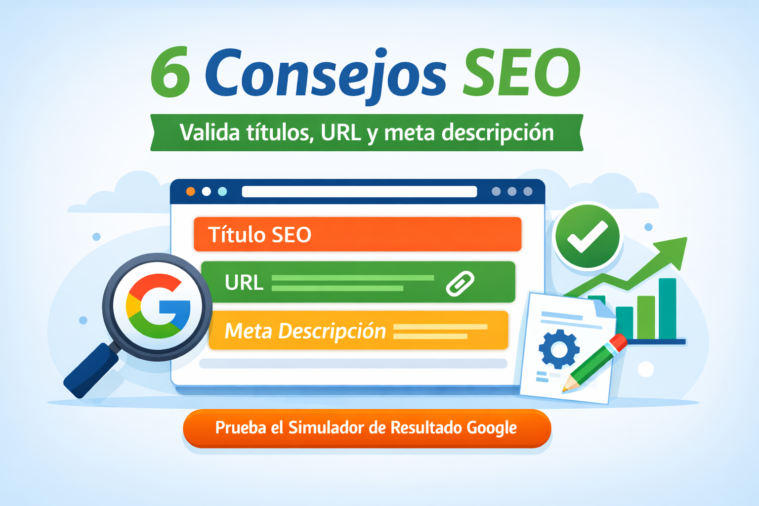 6 Consejos para Validar Títulos SEO, URL y Meta Descripción de tu Página Web en Google
